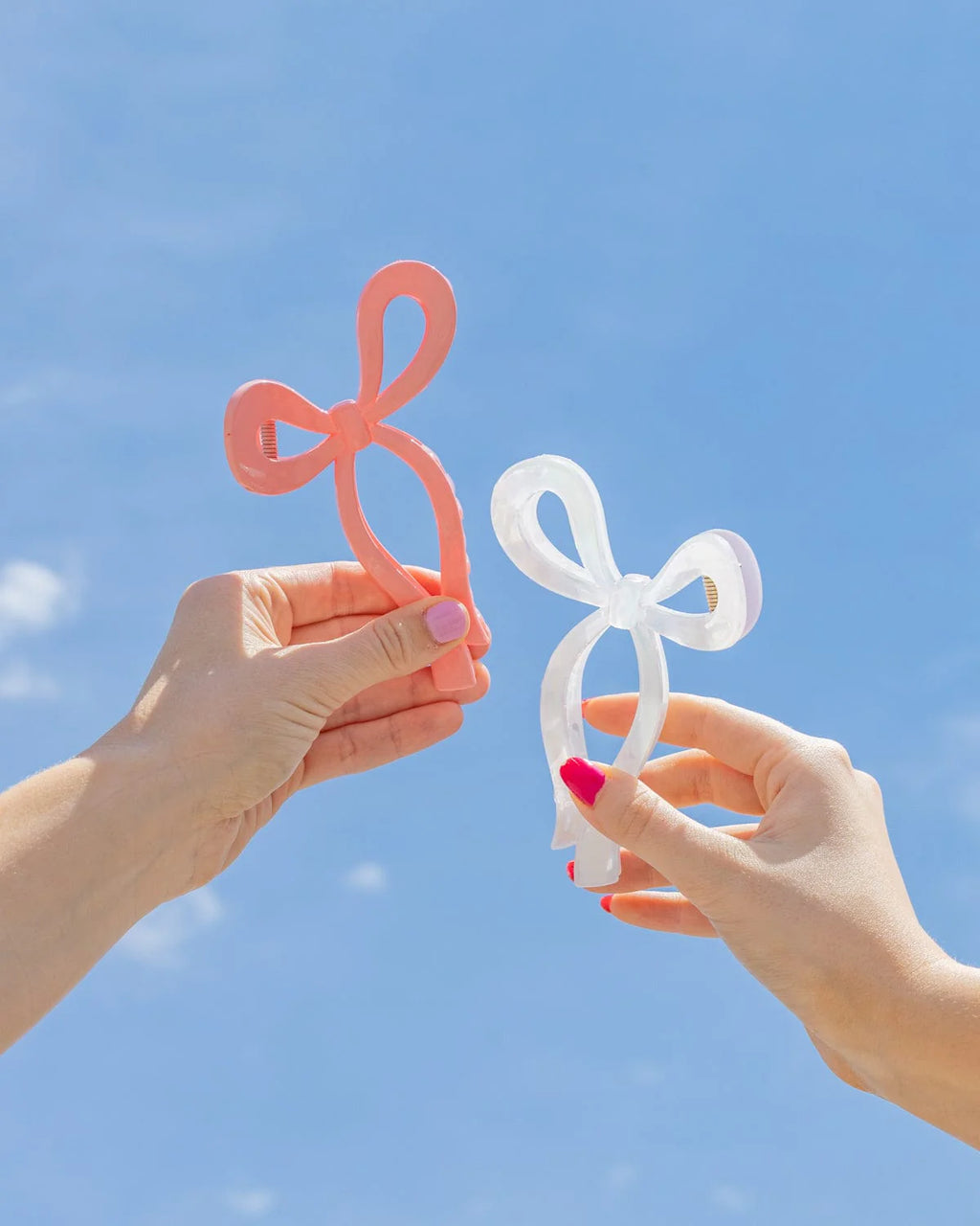 Bow Hair Claw Clips - Set of 2