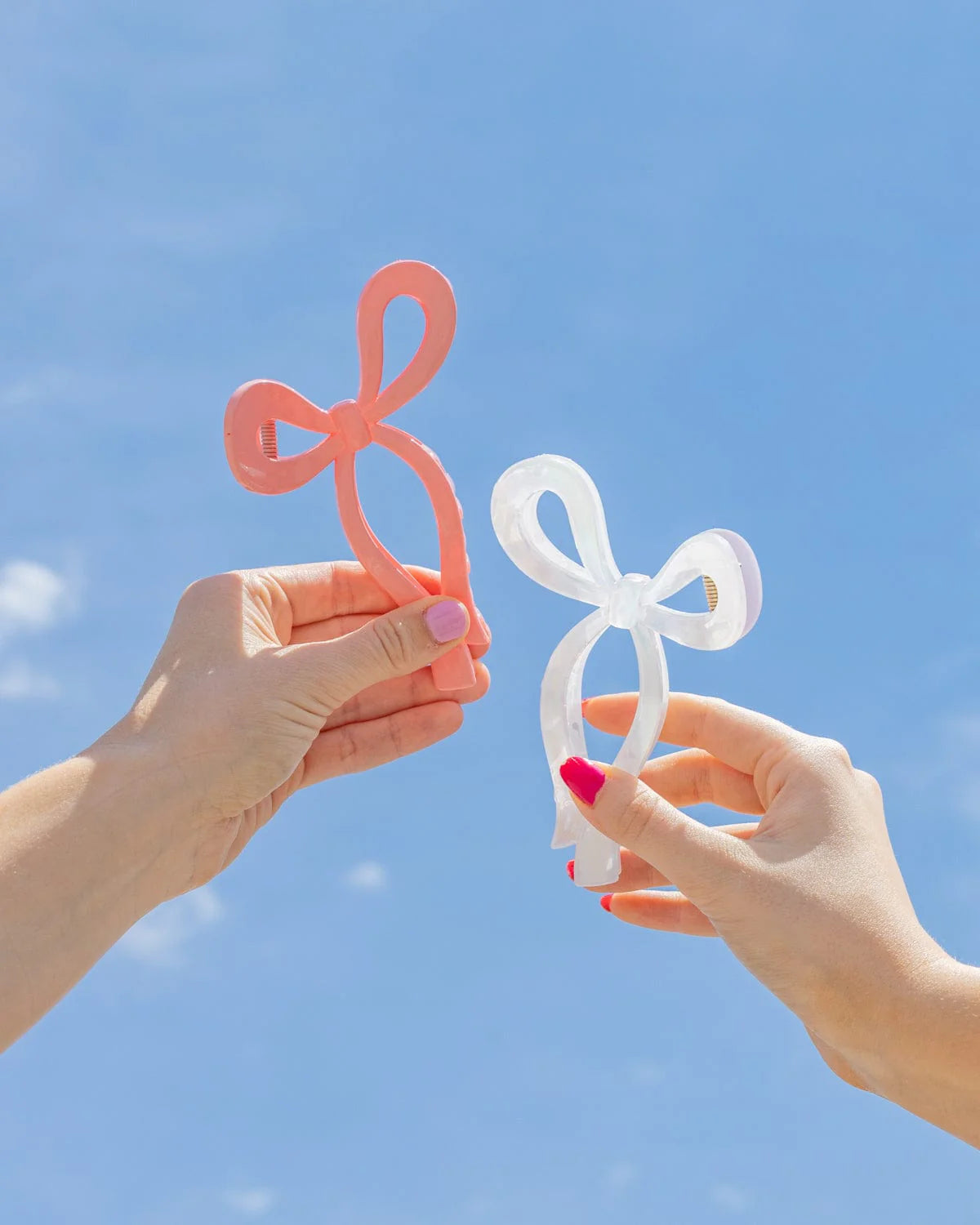 Bow Hair Claw Clips - Set of 2