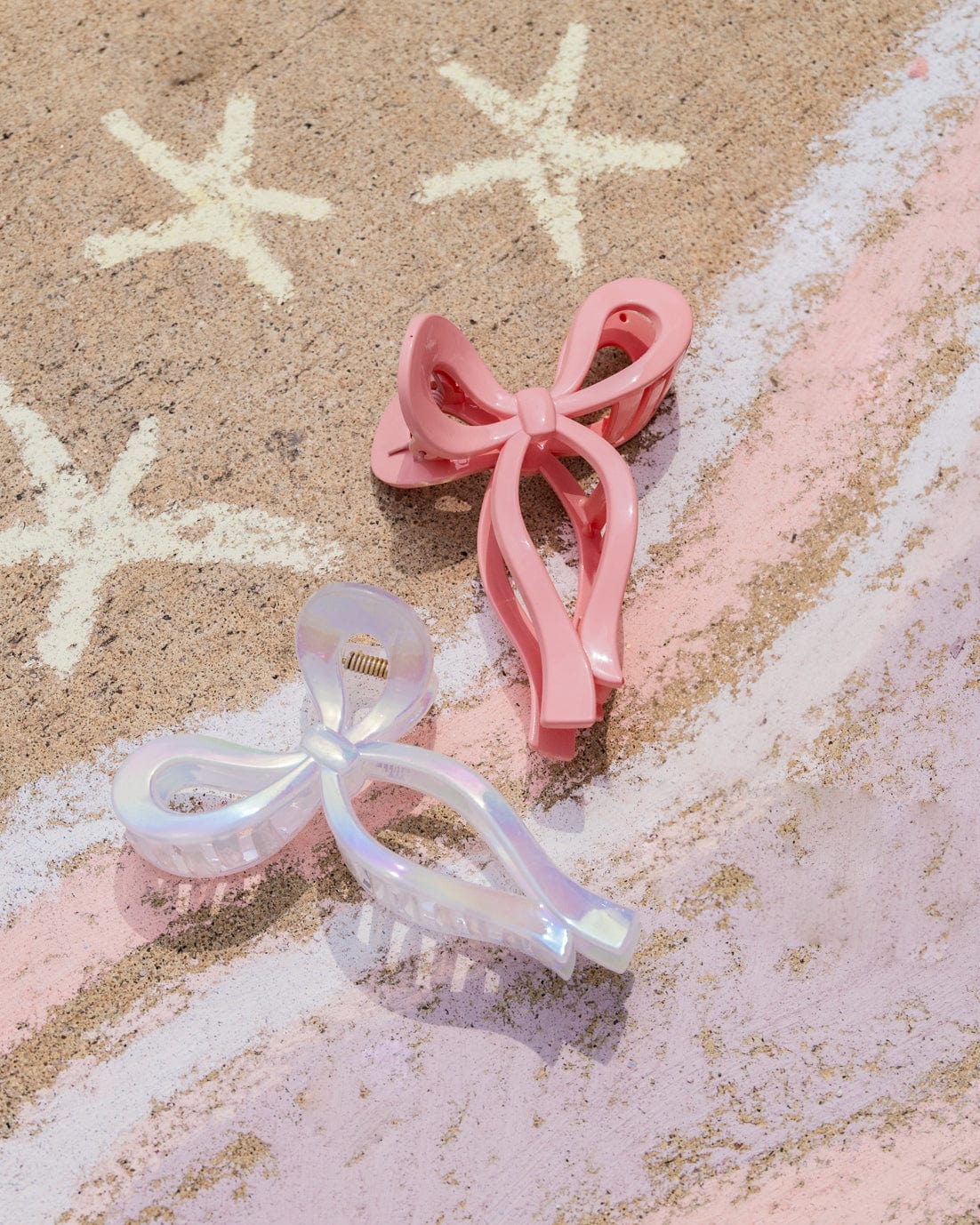 Bow Hair Claw Clips - Set of 2
