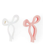 Bow Hair Claw Clips - Set of 2