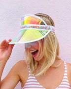 Confetti Holographic Sun Visors (Set of 2)