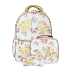 Gold Butterfly Pencil Pouch – Cute Leatherette School Supplies