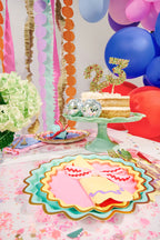 Gold Confetti Number Cake Toppers (0-9)