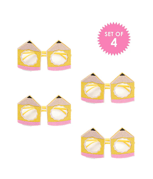 Pencil Novelty Glasses - Sparkly School Accessory
