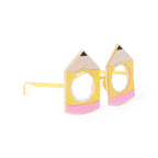 Pencil Novelty Glasses - Sparkly School Accessory