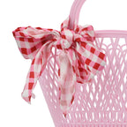 Picnic Perfect Gingham Scarf - Red Print