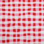 Picnic Perfect Gingham Scarf - Red Print