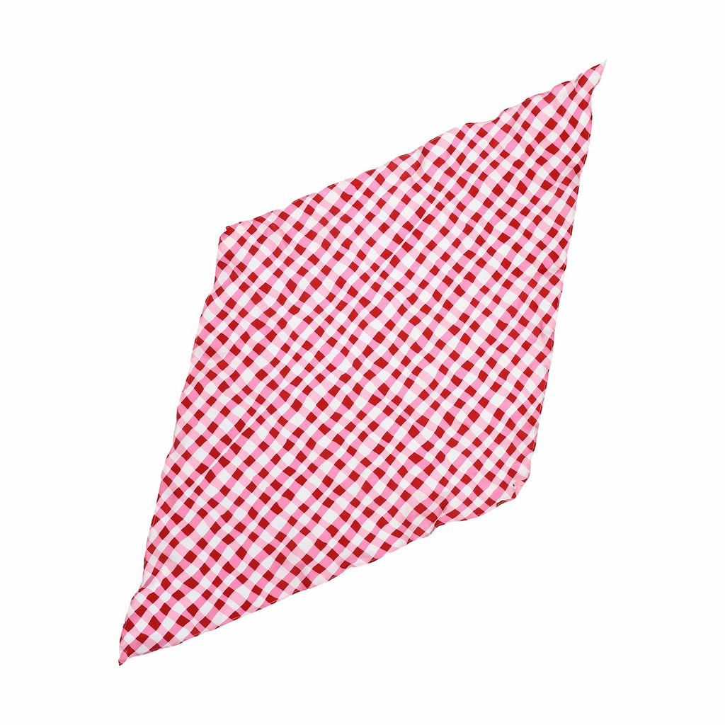 Picnic Perfect Gingham Scarf - Red Print