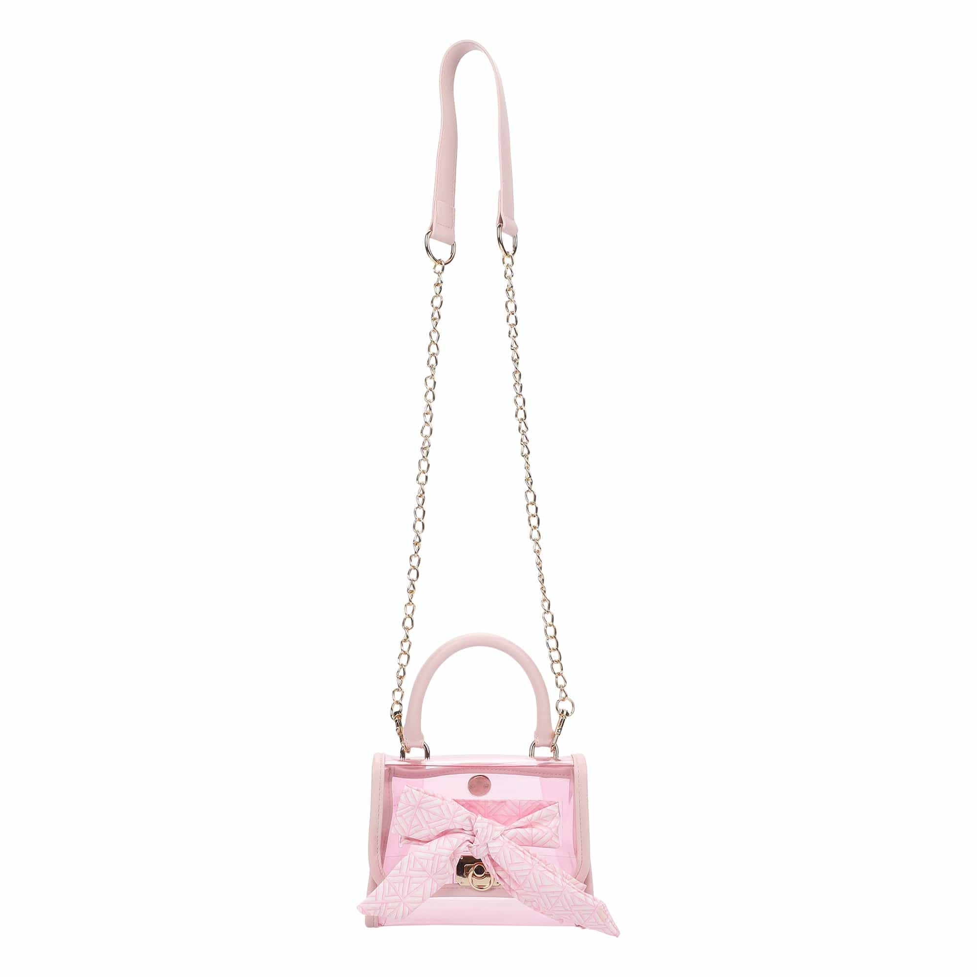 Pink Bow Handbag & Scarf Pouch Kit