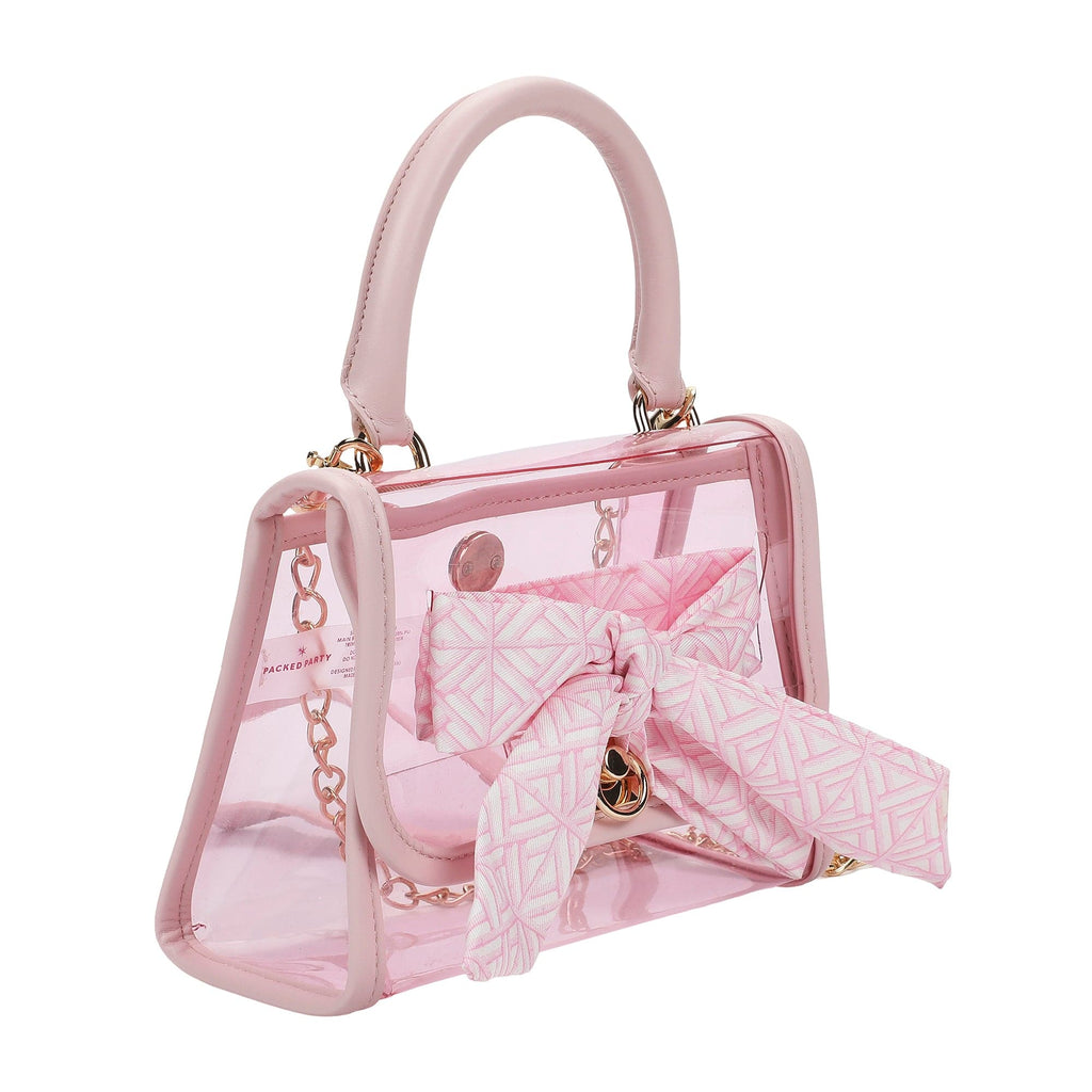 Pink Bow Handbag & Scarf Pouch Kit
