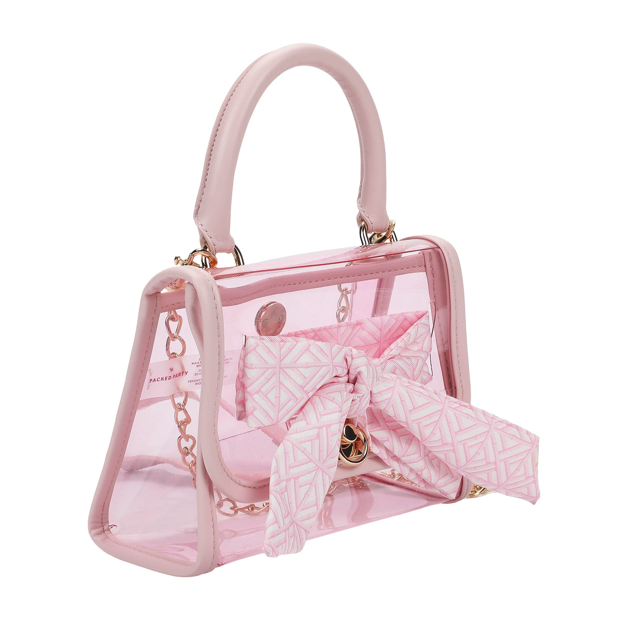 Pink Bow Handbag & Scarf Pouch Kit