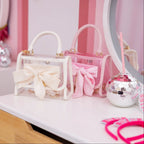 Pink Bow Handbag & Scarf Pouch Kit
