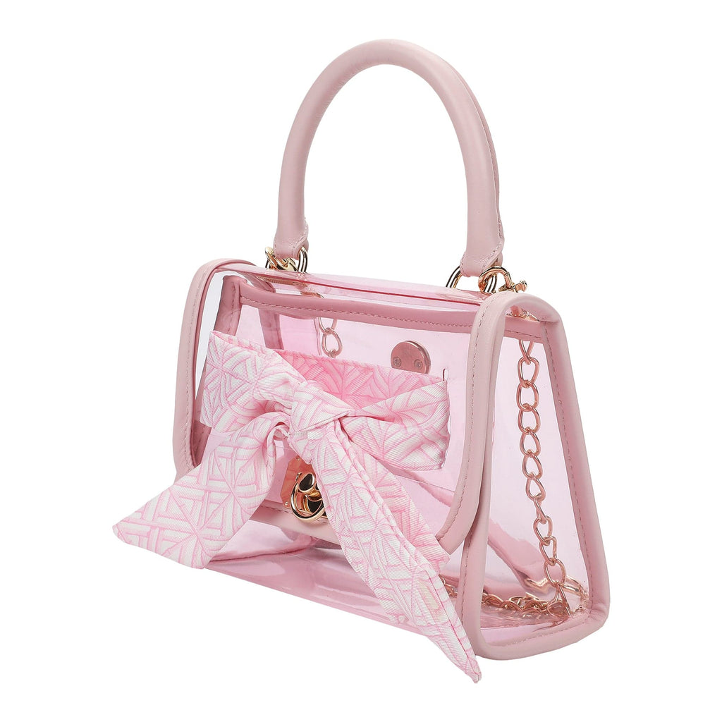 Pink Bow Handbag & Scarf Pouch Kit
