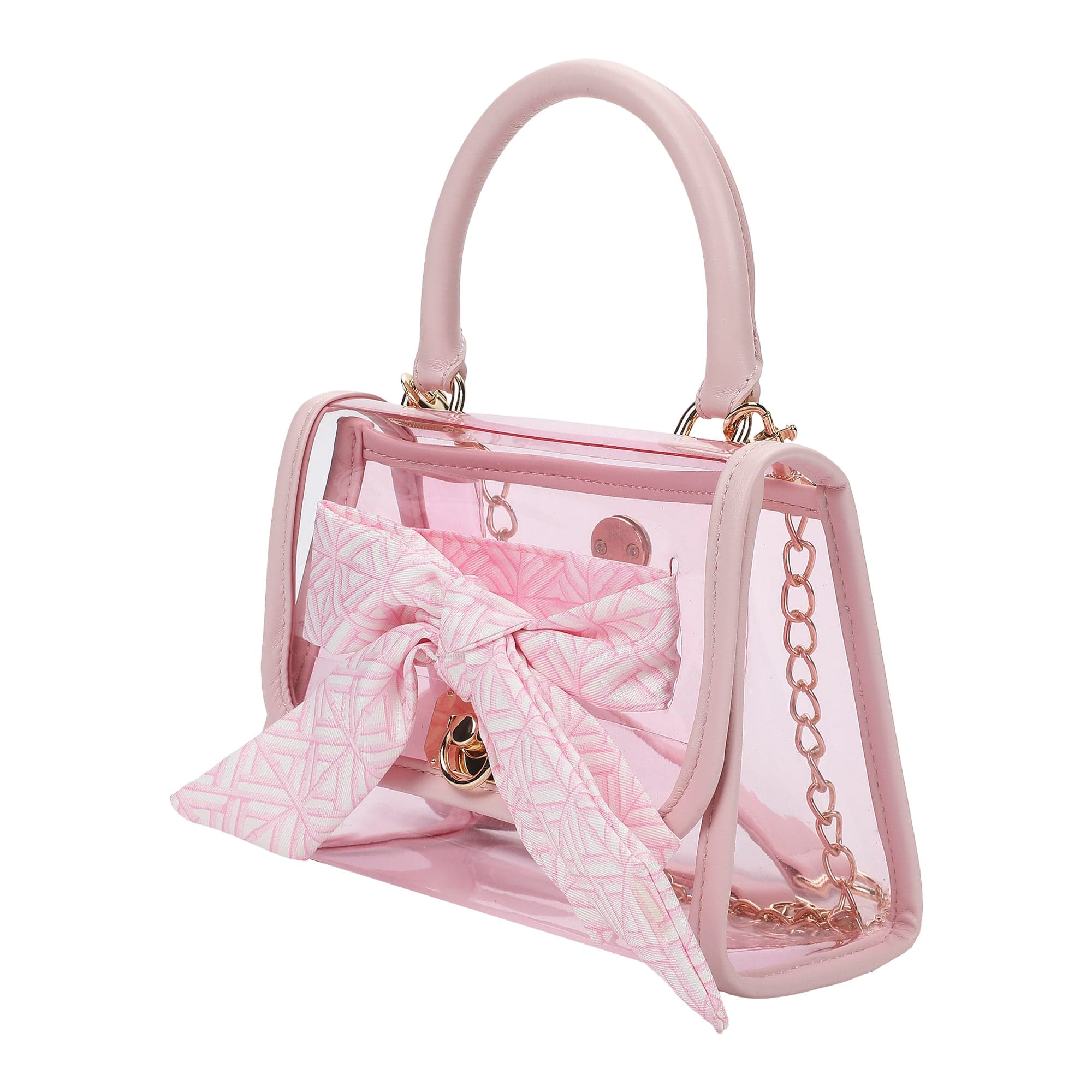 Pink Bow Handbag & Scarf Pouch Kit