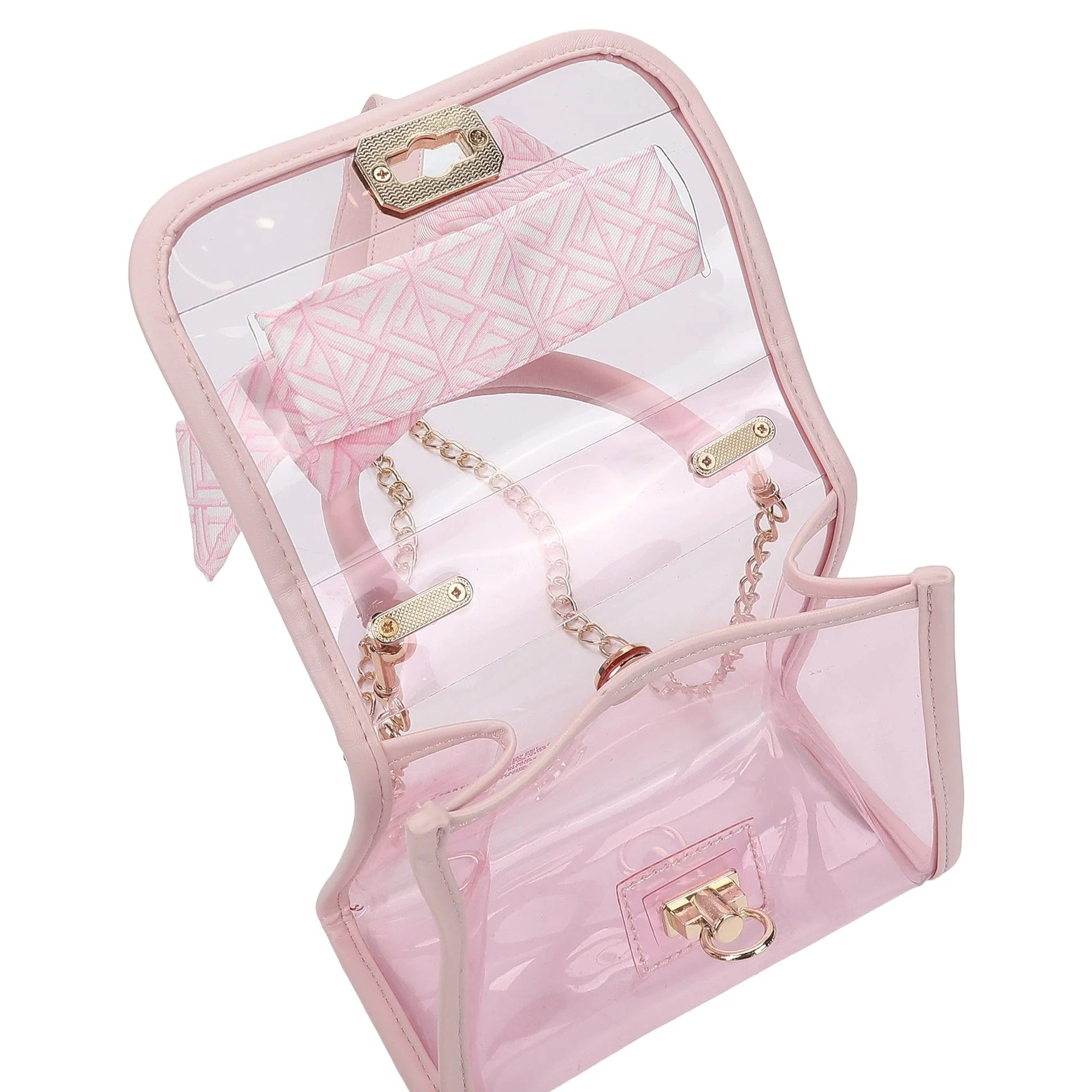 Pink Bow Handbag & Scarf Pouch Kit