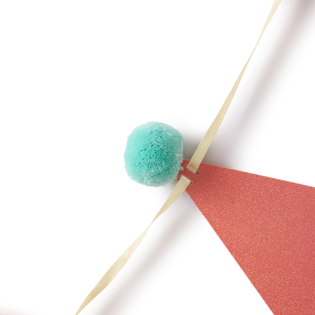 Pom Pom Party Hats – Reusable Party Garland