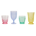 Happy Days And Funny Nights Vintage Vibes Pastel Reusable Cup Set - 4 Multicolor Cups